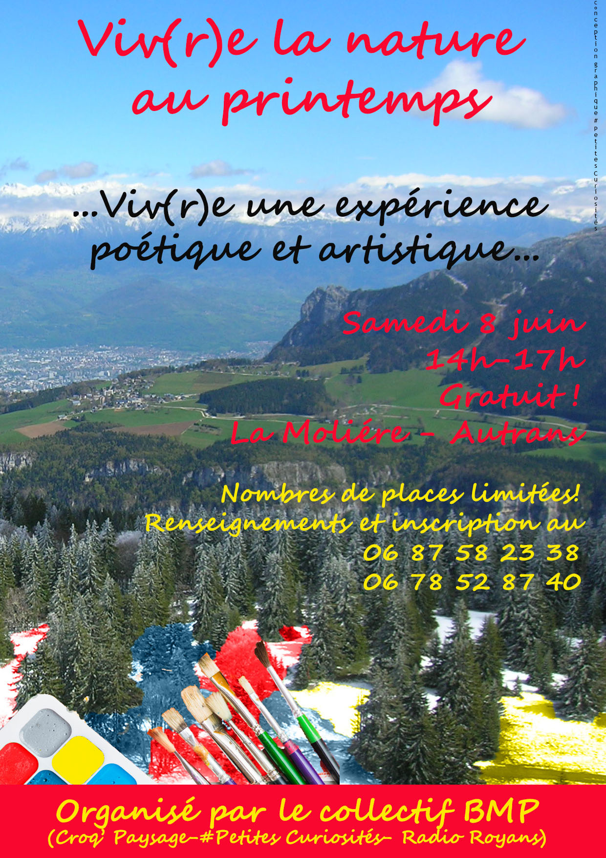 affiche vivre la nature