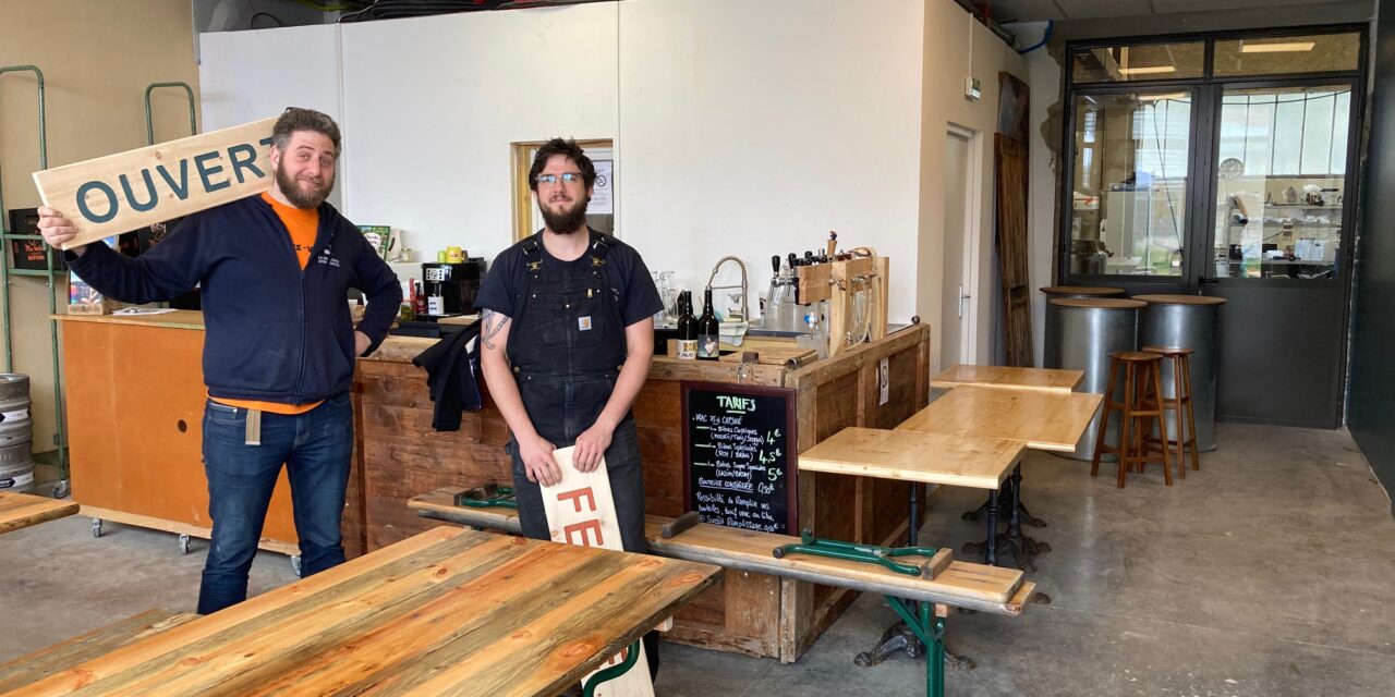 La Machine, brasserie artisanale et coopérative de bières à Saint Laurent en Royans, ouvre un espace buvette