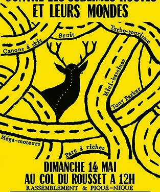 Rassemblement « Contre les Sublimes Routes et leur mondes »