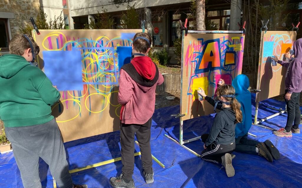 Fresqu’in Vercors : un atelier graffiti à Vertapop