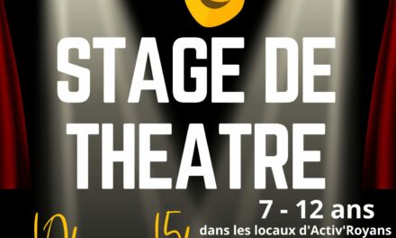 Stage de théâtre à Activ’Royans, animé par Pascale Massé
