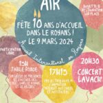 Anniversaire de AIR, 10 ans d’accueil et de solidarités en Royans Vercors