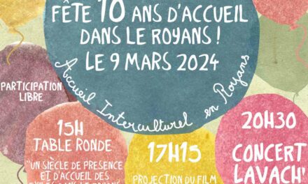 Anniversaire de AIR, 10 ans d’accueil et de solidarités en Royans Vercors