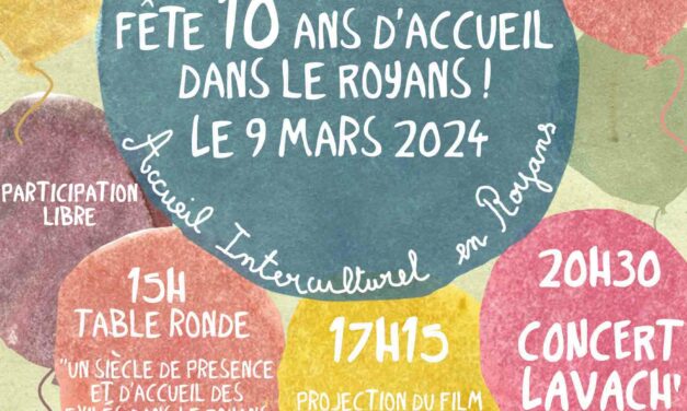 Anniversaire de AIR, 10 ans d’accueil et de solidarités en Royans Vercors
