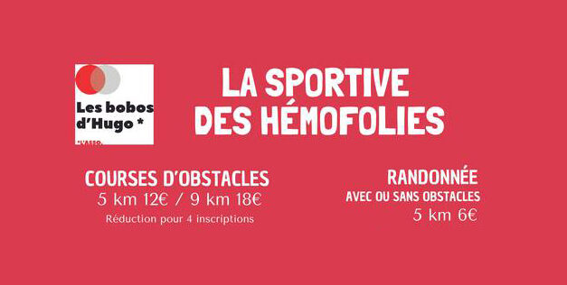 La sportive des hémofolies, évènement de soutien organisé par l’association Les bobos d’Hugo