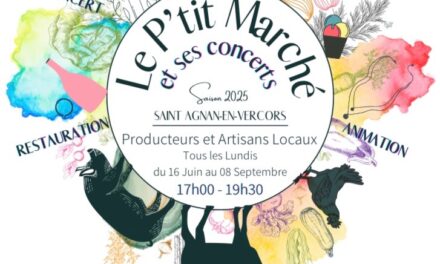 Le petit marché de St Agnan revient cet été!
