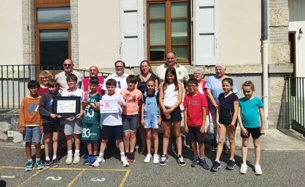 1er prix national du concours de dessin « Don du sang » pour l’école d’Oriol