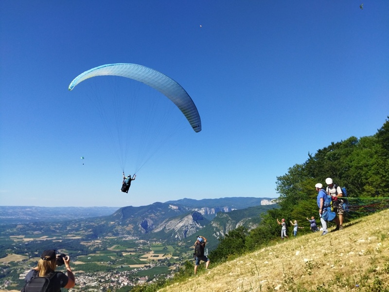 Inauguration de l’aire de vol libre à Gaudissart