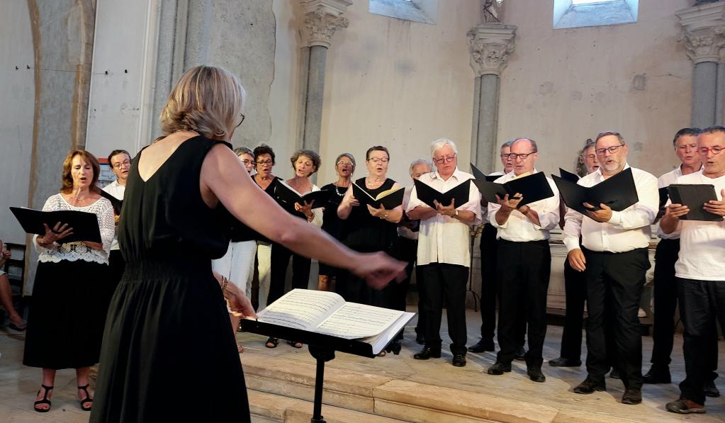 Le choeur Appogiature en concert à Léoncel le 20 juillet