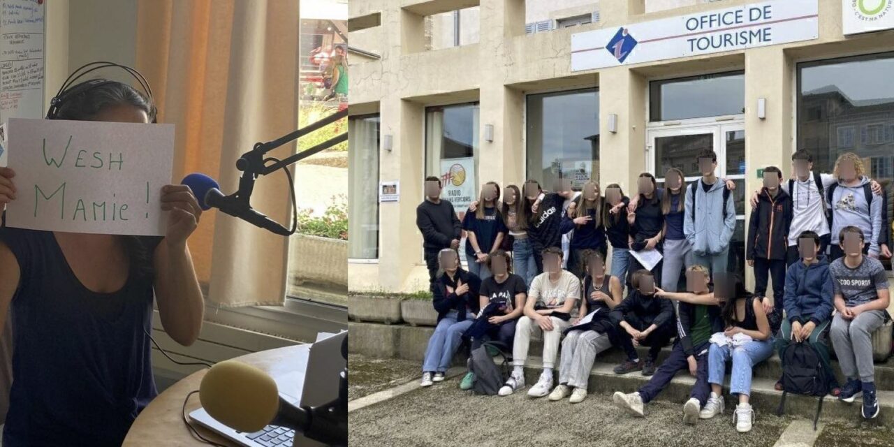 « Wesh Mamie! », un podcast réalisé par les collégiens