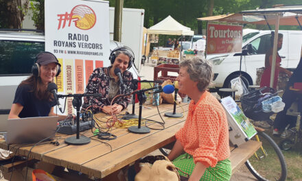 Un plateau radio depuis le marché de Pont en Royans !