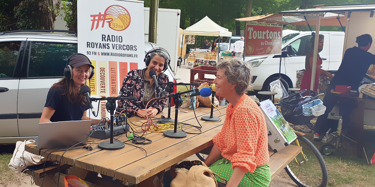 Un plateau radio depuis le marché de Pont en Royans !