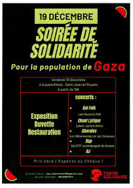 soirée solidaire au peuple palestinien