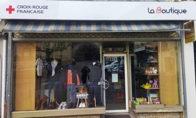 Un nouvel espace pour la boutique de la croix rouge à St Jean en Royans