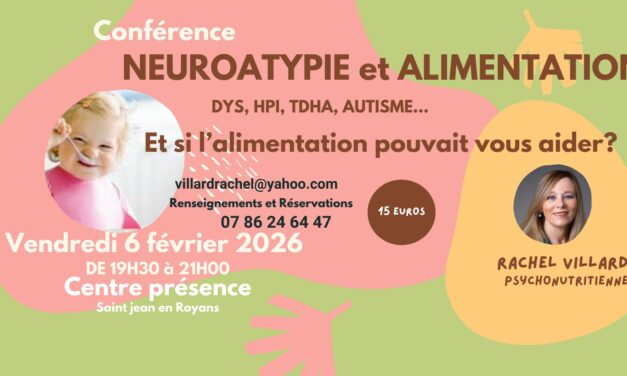 Conférence sur les neuroatypies et l’alimentation
