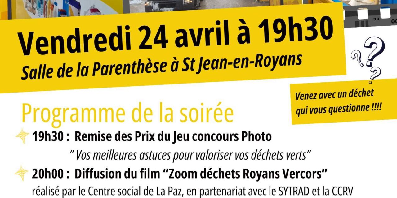 Zoom sur les déchets en Royans Vercors