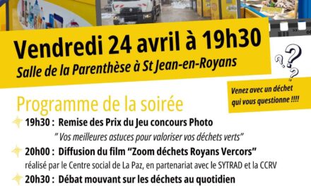 Zoom sur les déchets en Royans Vercors