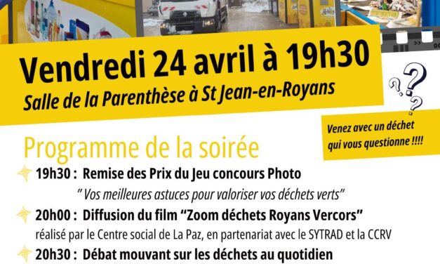 Zoom sur les déchets en Royans Vercors