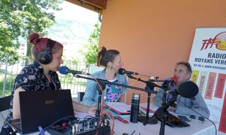 Voyage à pied dans la Haute-Drôme de Jean Giono​ par le groupe Tonne: plateau radio de restitution de la résidence