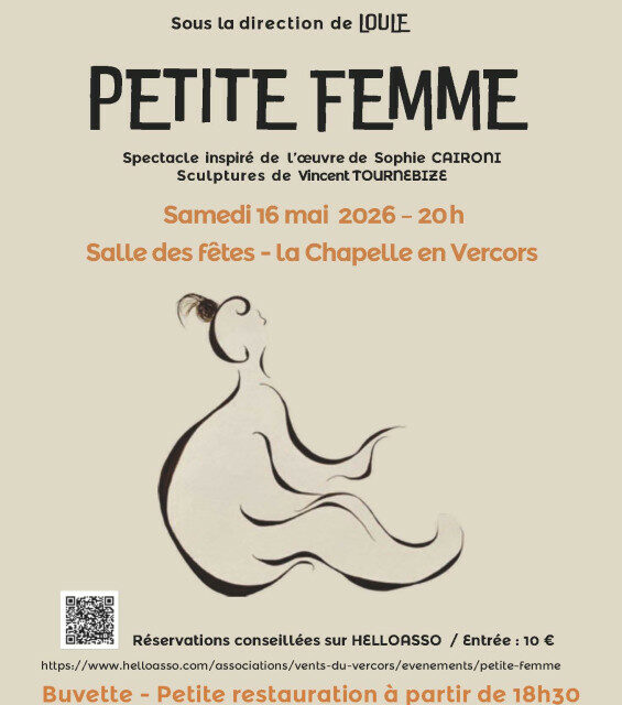 Petite femme – spectacle à La Chapelle en Vercors