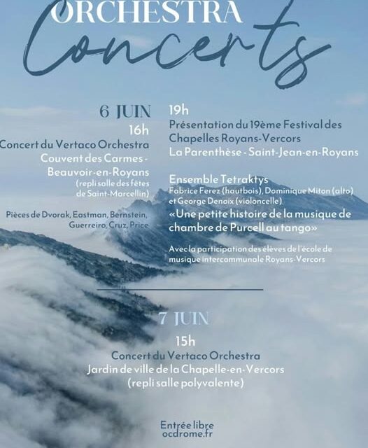 Présentation de la 19ème édition du festival des chapelles en Royans-Vercors