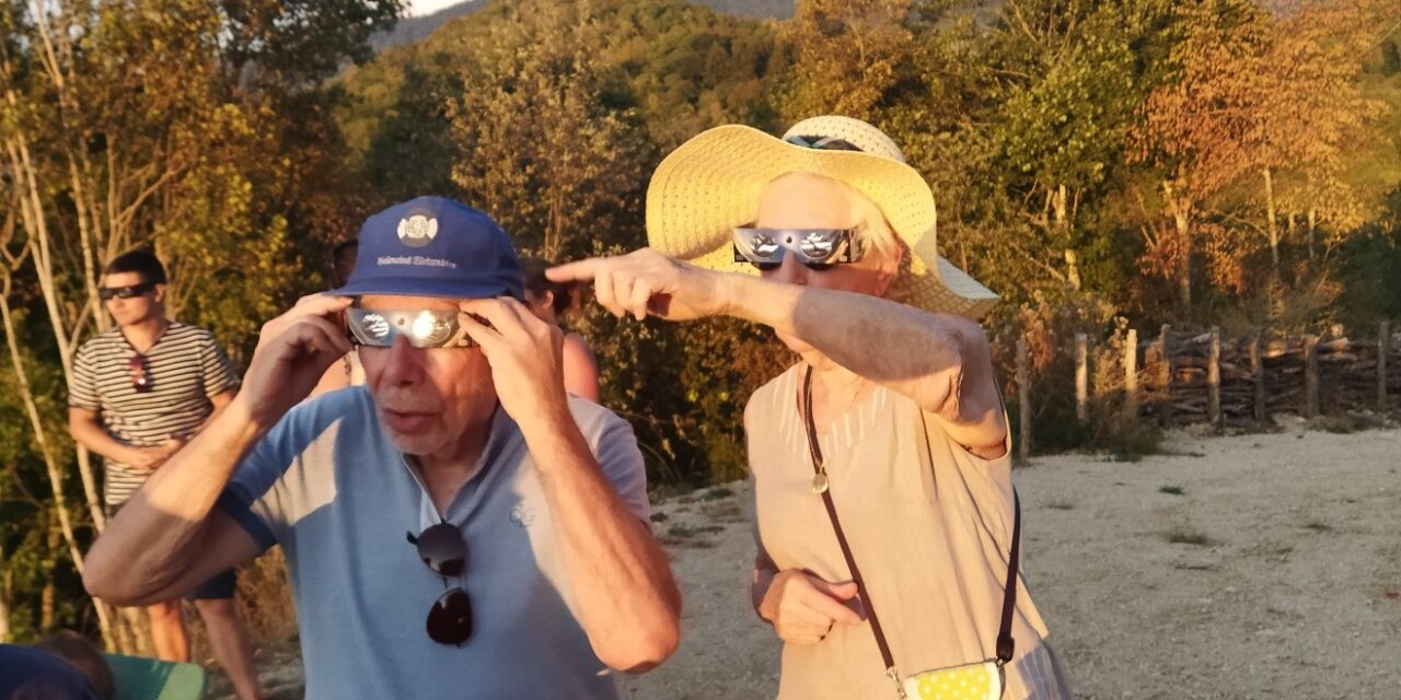 Eclipse du soleil à Gaudissart