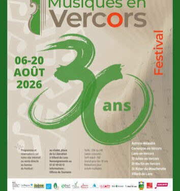 festival des musiques en Vercors – 30ème anniversaire !